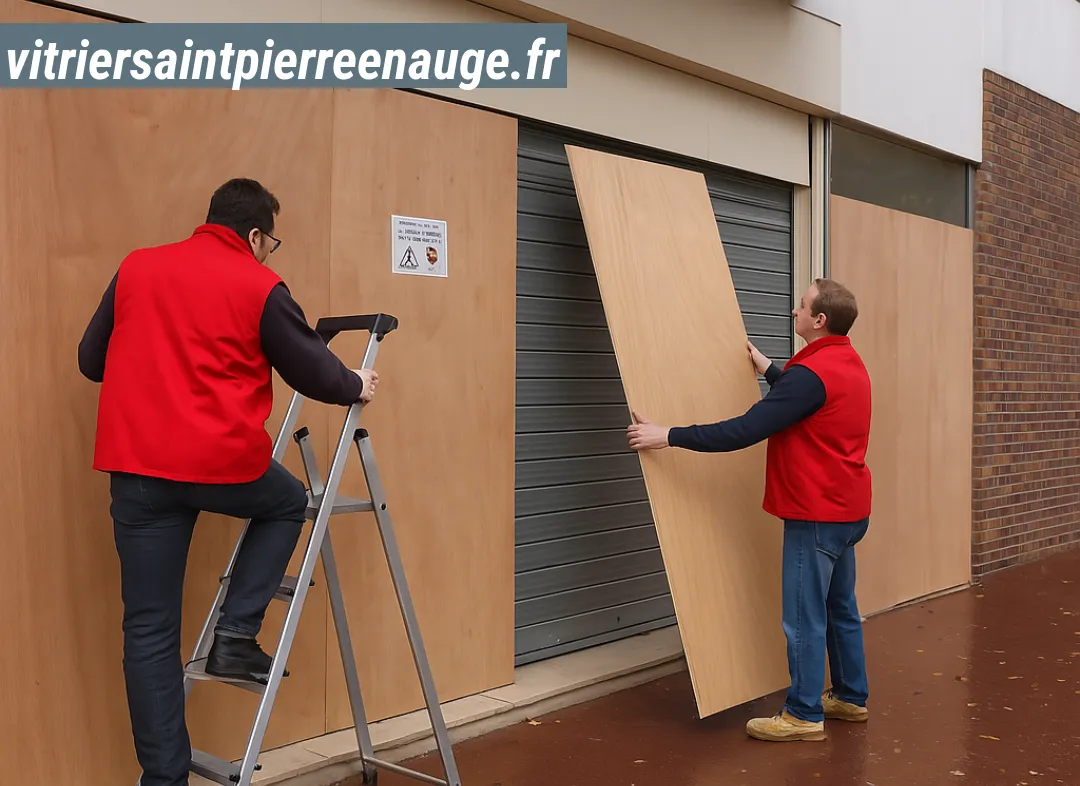 Mise en sécurité fermeture provisoire Saint-Pierre-en-Auge