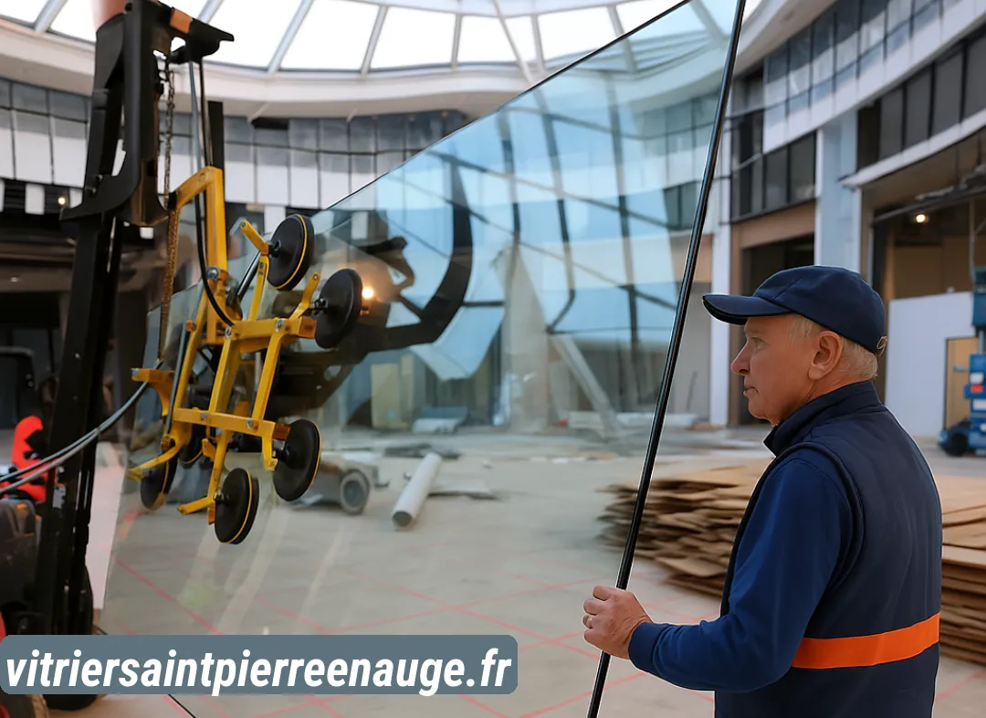 Remplacement de vitrine magasin Saint-Pierre-en-Auge